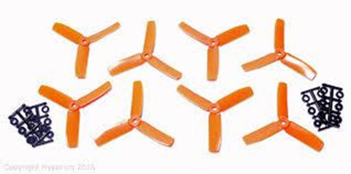xHyperion HP-P04040OTRISET4 4X4 BULLNOSE STYLE THREE BLADE PROP ORANGE (CW & CCW - Hobby City NZ
