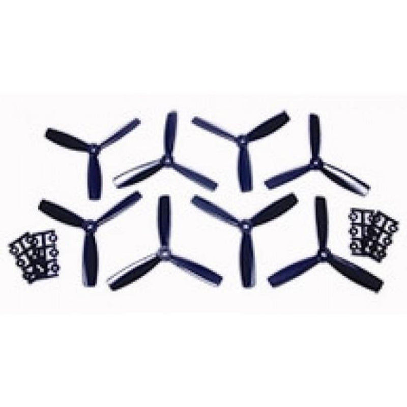 xHyperion HP-P05045BTRISET4 5X4.5 BULLNOSE STYLE THREE BLADE PROP BLACK (CW & CCW - Hobby City NZ