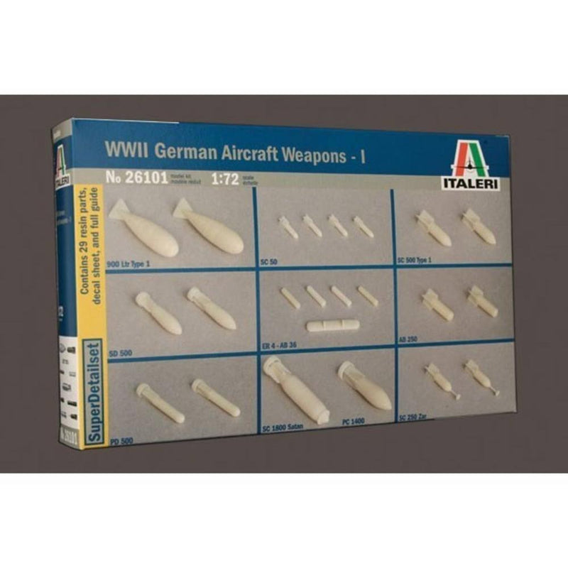 Italeri 26101 1/72 WWII GERMAN AIR WEAPONS I