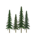 JTT Scenery 92027 Scenic Spruce 4 - 6" (101.6 - 152.4 mm) - 24 Pack (8324598137069)