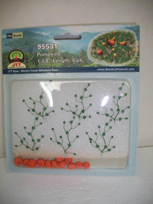 cJTT Scenery 95531 HO: 9.5mm Pumpkins Tall (6) (8324604395757)