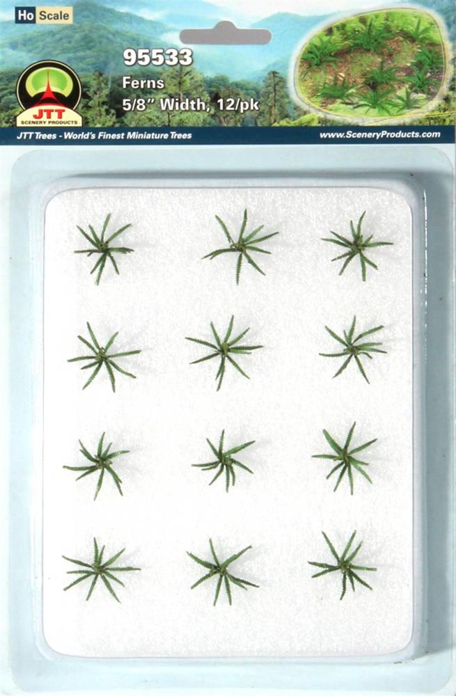 JTT Scenery 95533 5/8 Ferns (12) (8327573242093)