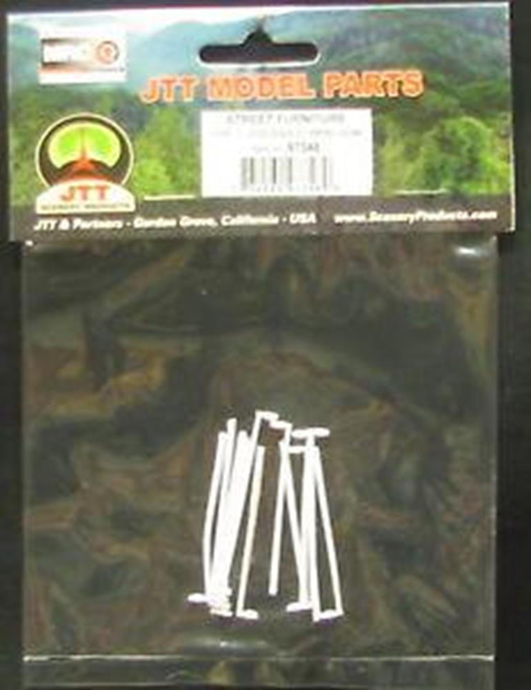 JTT Scenery 97348 1/200 Parking Lot Light Wh (12 (8339682754797)