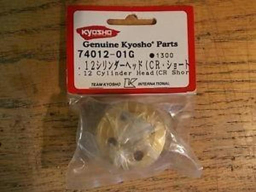 Kyosho 74012-01G GX12 Cylinder Head Gold - Hobby City NZ