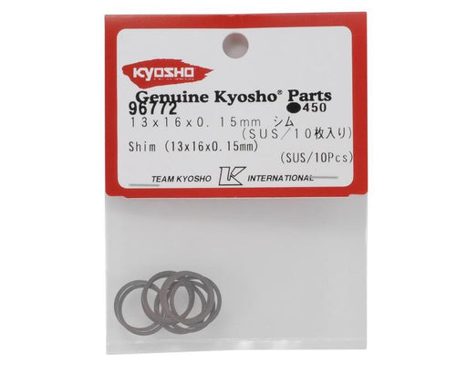 Kyosho 96772 13 x16x0.15 Shims Repl.BS053 - Hobby City NZ