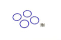 Kyosho EZW003BL Aluminium Wheel Covers. Blue (8324614750445)
