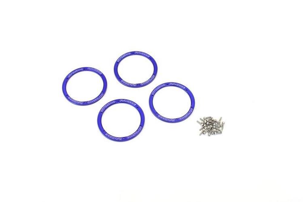 Kyosho EZW003BL Aluminium Wheel Covers. Blue (8324614750445)