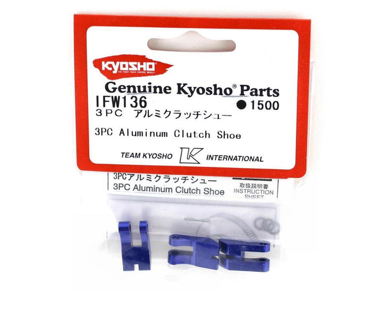 Kyosho IFW136 3pc Aluminium Clutch Shoes - Hobby City NZ