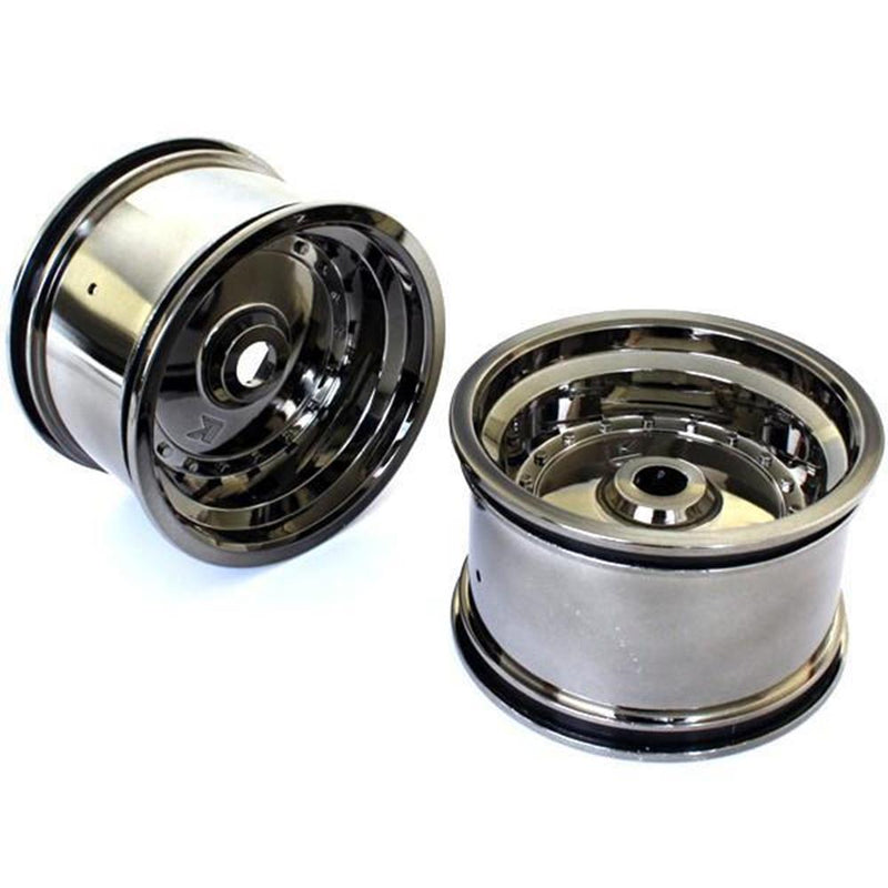 Kyosho SXH002BC Scorpion RR Wheels Blaxk Chrome