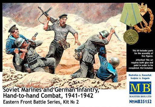 Master Box MB35153 1/35 Soviet Marines Attack 1941-1942. Eastern Front Battle Series Kit No.3 (8967461961965)