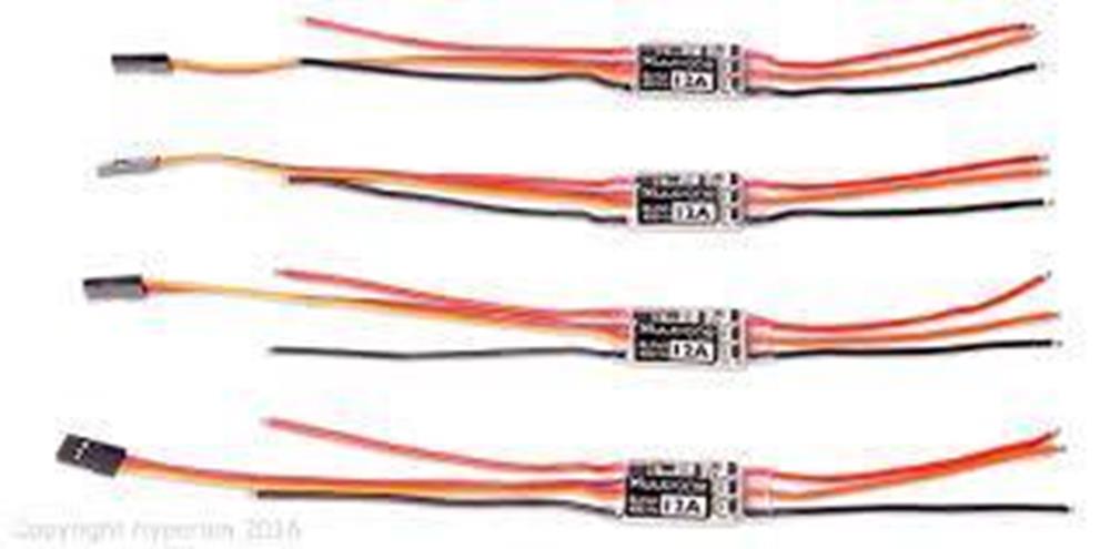 xMultione M1-12ABLOPTOSET 12AMP ESC 2~4S 490KHZ OPTO (4 SET) (7537707614445)
