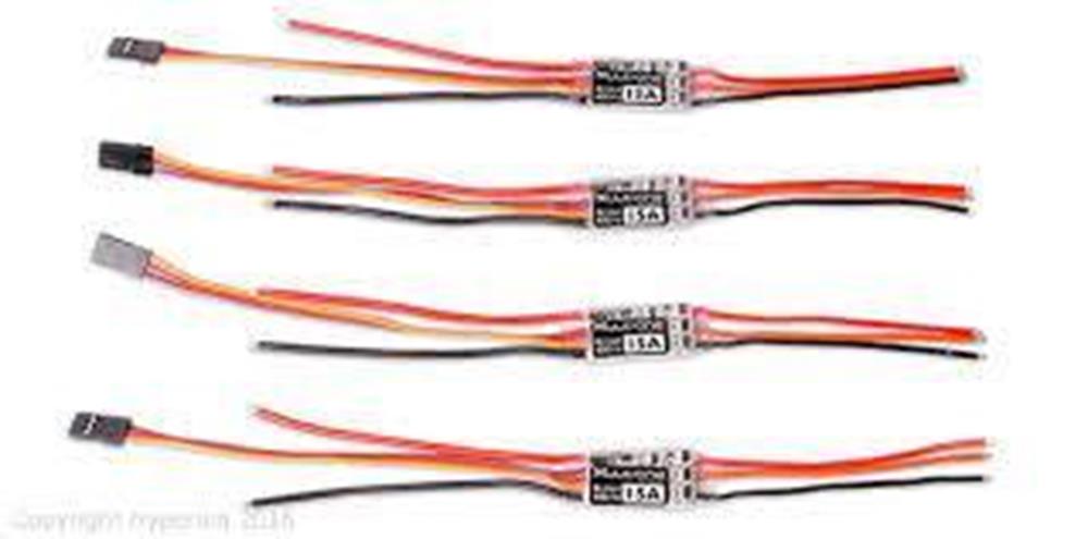 xMultione M1-15ABLOPTOSET 15AMP ESC 2~4S 490KHZ OPTO (4 SET) (7537707811053)
