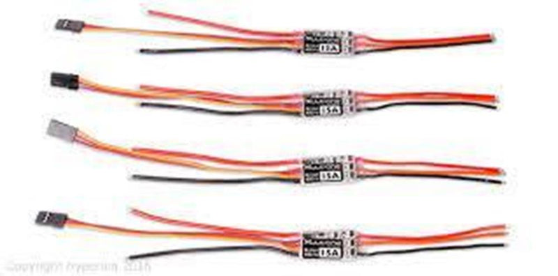 xMultione M1-15ABLOPTOSET 15AMP ESC 2~4S 490KHZ OPTO (4 SET)