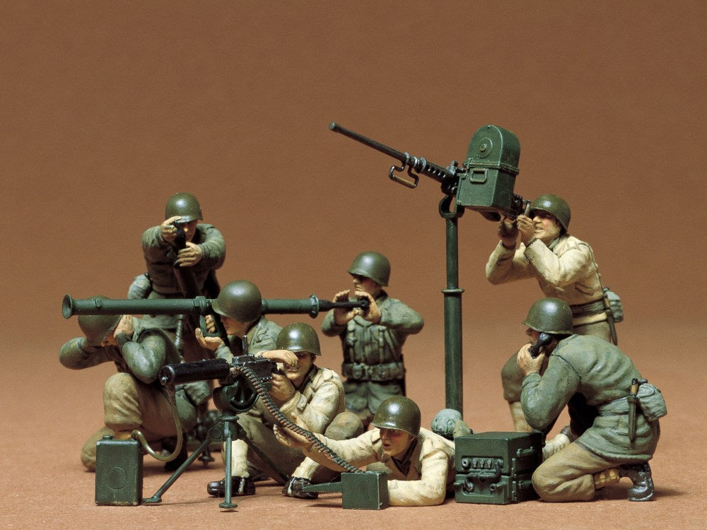 Tamiya 35086 1/35 U.S. Gun and Mortar Team Military Miniature Series no.86 (8278224470253)