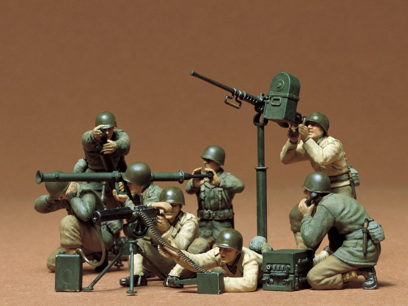 Tamiya 35086 1/35 U.S. Gun and Mortar Team Military Miniature Series no.86 (8278224470253)