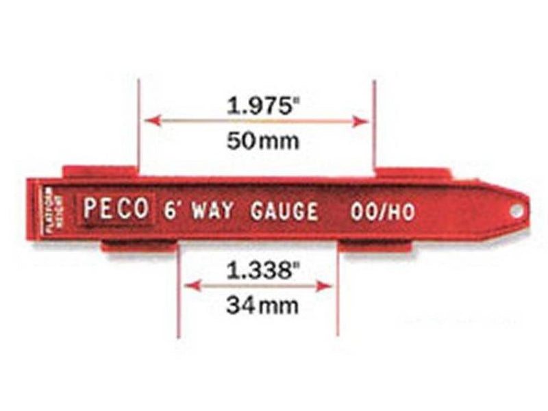 Peco SL036 SIX FOOT WAY GAUGE  HO/OO (7546316259565)