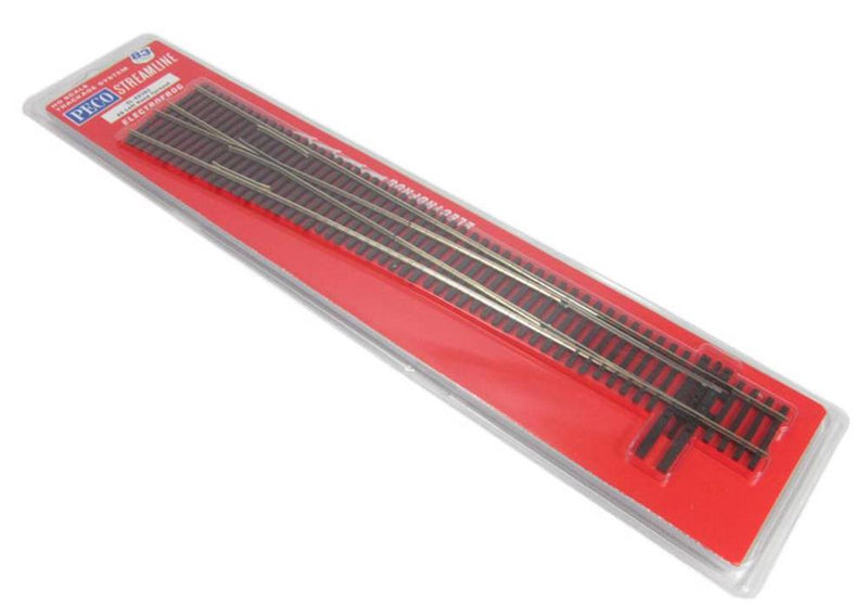 Peco SL8382 HO Code 83 #8 Left Hand Turnout Insul