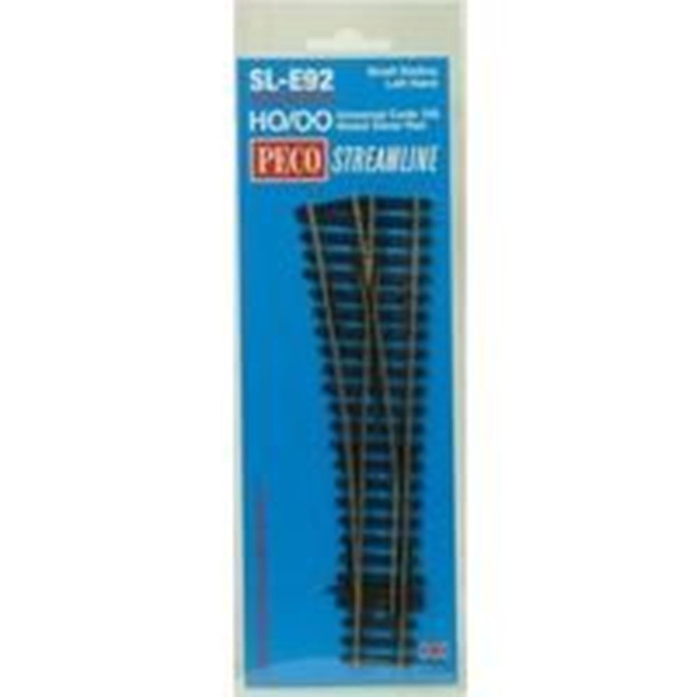 Peco SLE92 LH SMALL RADIUS ELECTRO HO/OO (7927183802605)