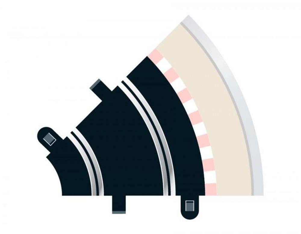 Scalextric C8202 R1 Curve 45deg 2 (8255462899949)