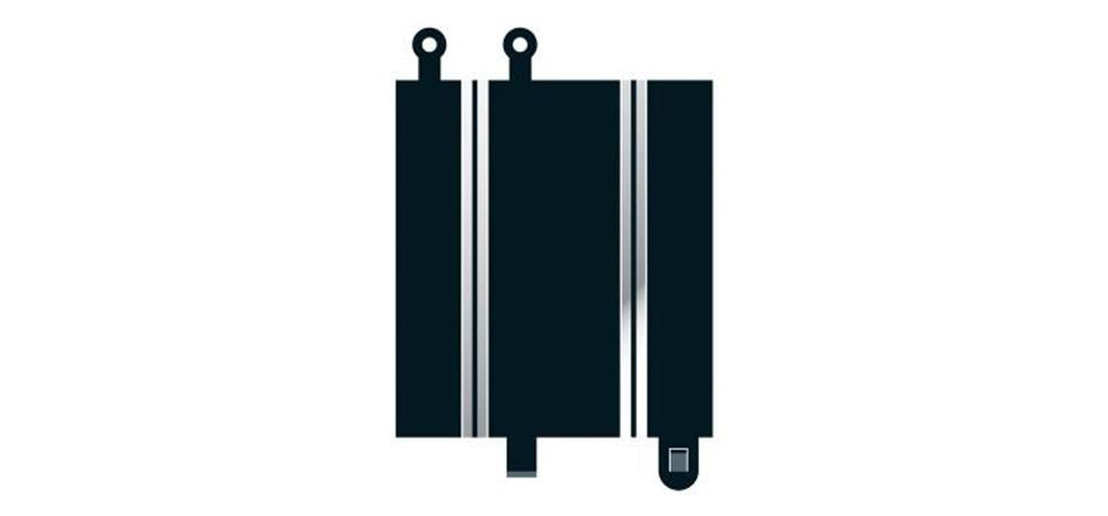 Scalextric C8222 Track Converter 175mm 2 (7540510261485)