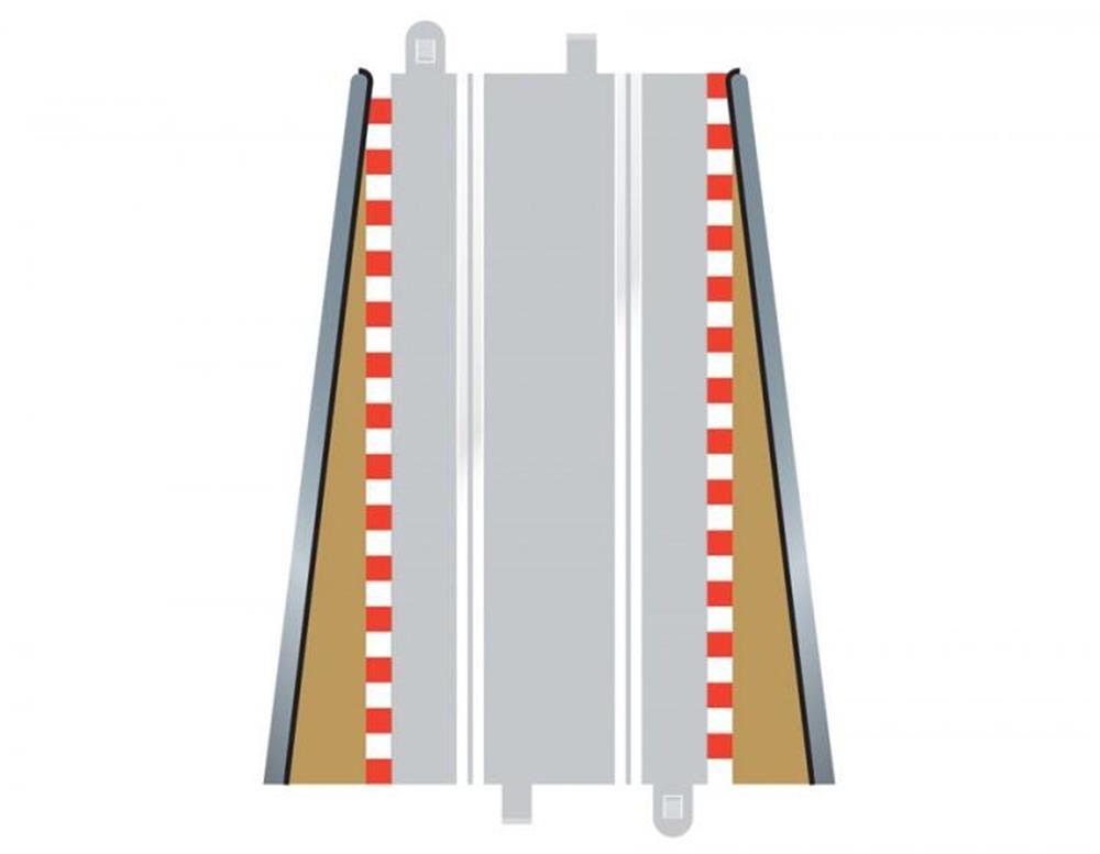 Scalextric C8233 Borders Lead In/Out 350mm 2 (7540511015149)