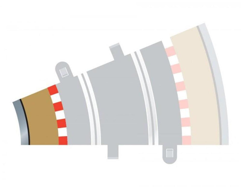 Scalextric C8280 Radius 2 Curve Inner Borders (4 pk)