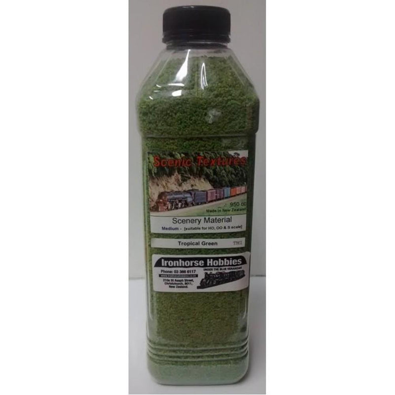 Scenic Textures TM1 Scenery Material 1L Tropical Green (Med) - Hobby City NZ (7540521009389)