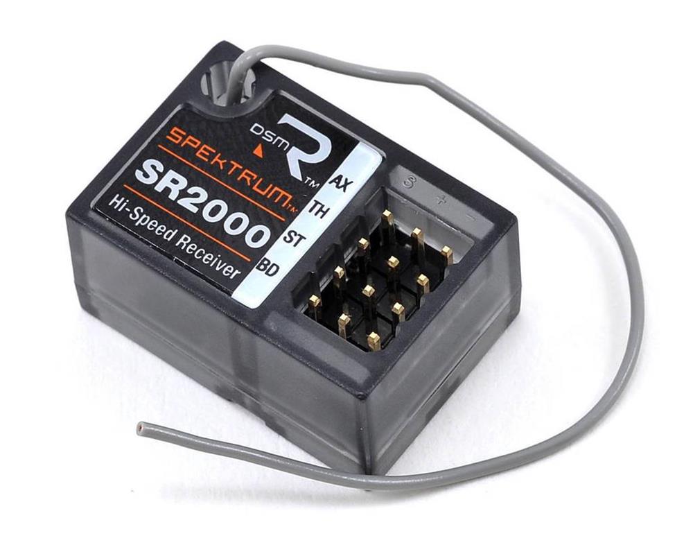 Spektrum SPMSR2000 SR2000 2 Ch DSMR Micro Race Receiver (7540527530221)