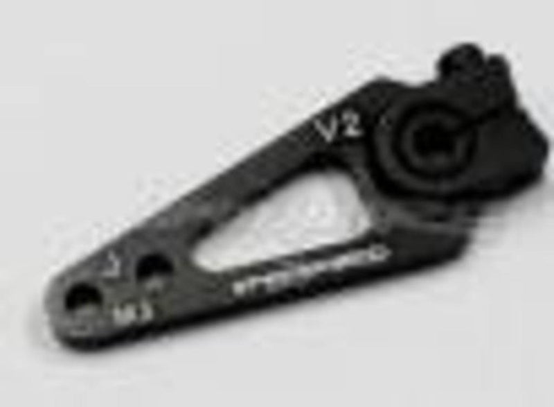 zSpot On TRA-005-M Servo Arm JR 1.25 M3 Black