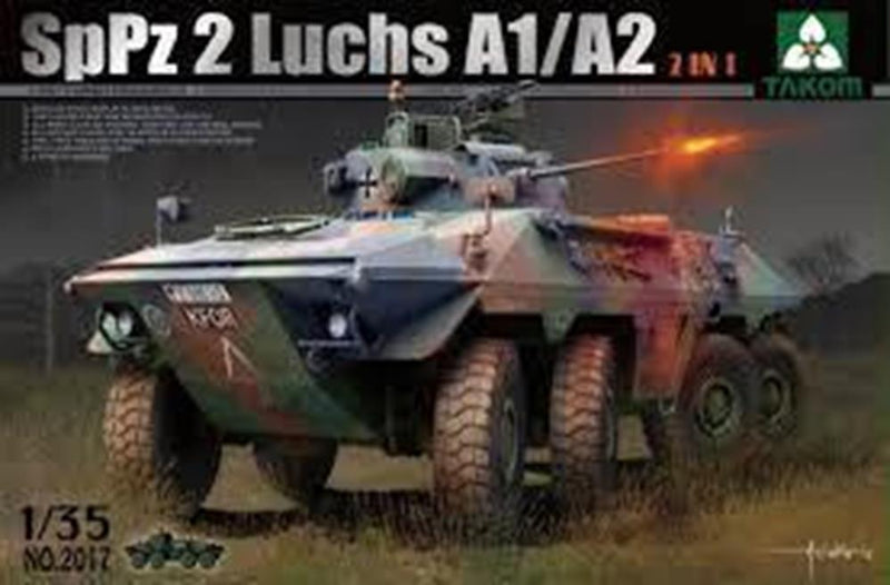 Takom 2017 1/35 Bundeswehr SpPz 2 Luchs A1/A2 2 in 1