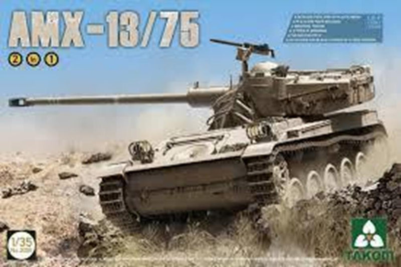 Takom 2036 1/35 I.D.F Light Tank AMX-13/75 2 in 1