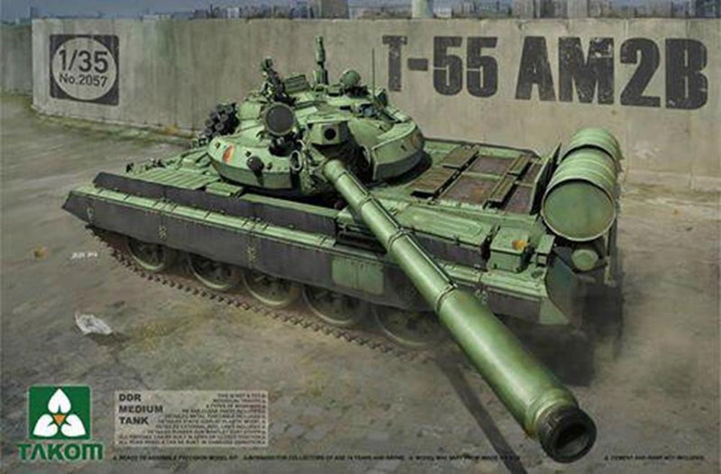 Takom 2057 1/35 DDR Medium Tank T-55 AM2B (8967462125805)