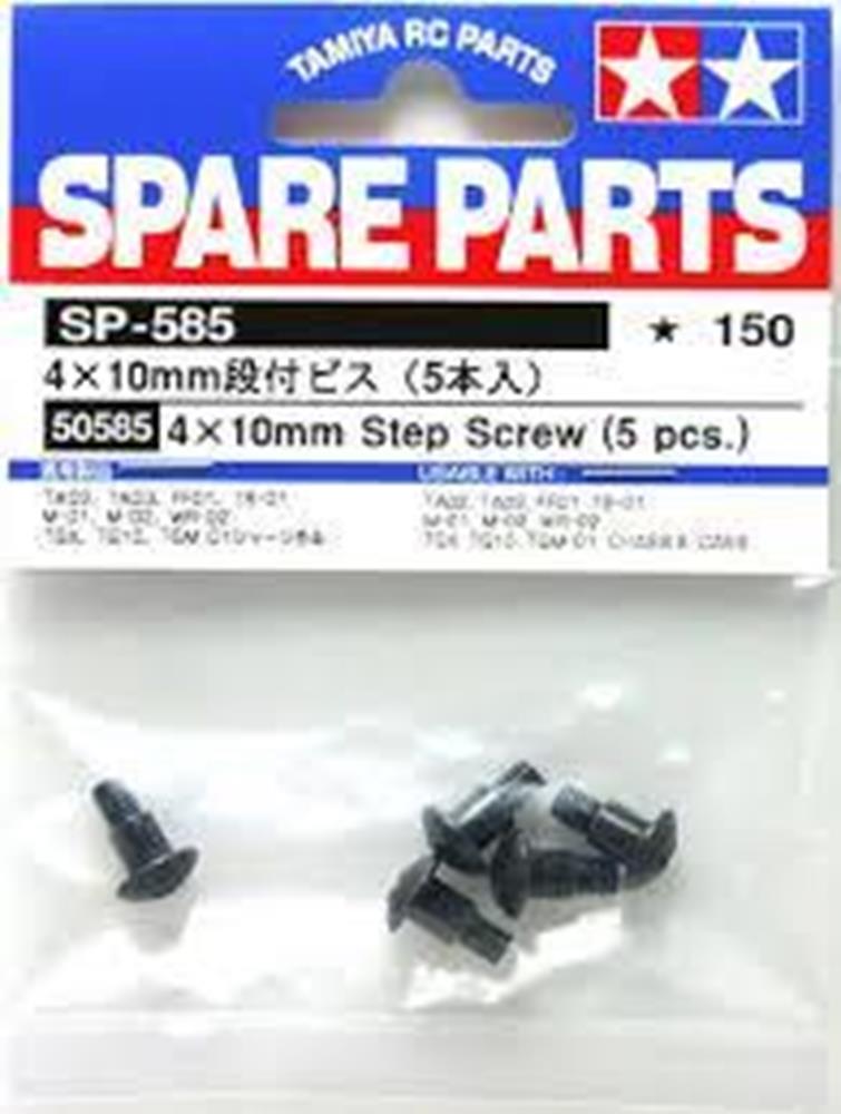 Tamiya 50585 4 X 10 STEP SCREW      ( 5 PCE - Hobby City NZ