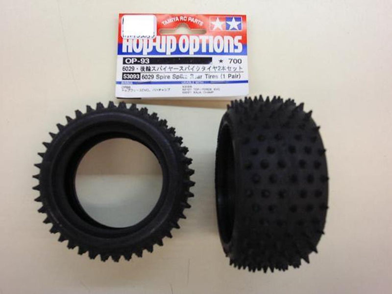 Tamiya 53084 (replaces 53093) 4WD SPIRE SPIKE REAR  TYRE - Hobby City NZ