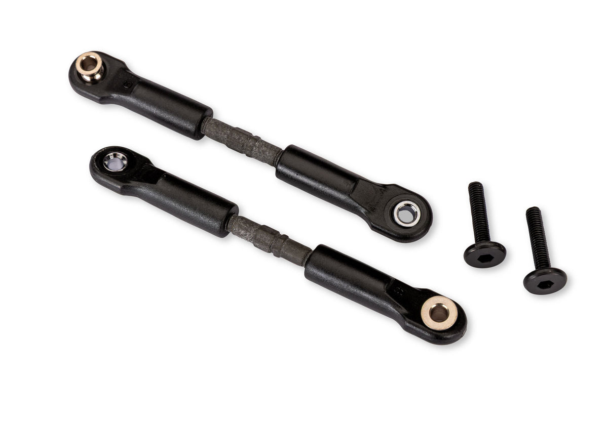 Traxxas 39mm Steel Assembled with Rod Ends &amp; Hollow Balls RC Camber Link Turnbuckles - 3644 - TRX3644-GRAY