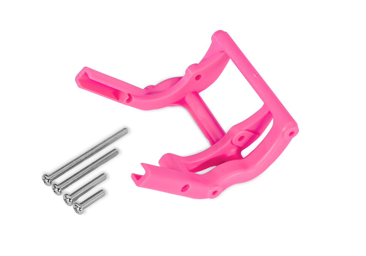 Traxxas Wheelie Bar Mount &amp; Hardware Pink RC Accessory - 3677 - TRX3677-PINK