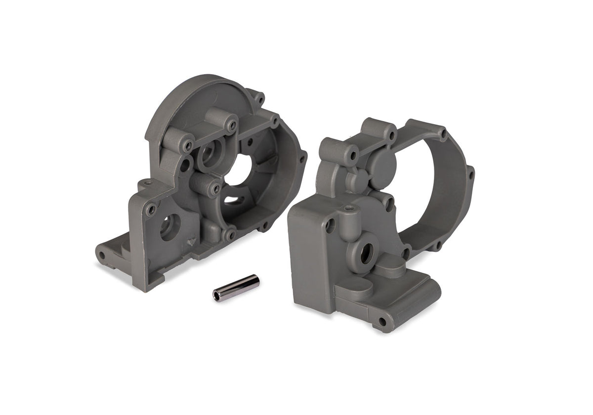 Traxxas Halves Left &amp; Right with Idler Gear Shaft Slate Grey RC Gearbox Housing - 3691-SLGRY - TRX3691-SLGRY