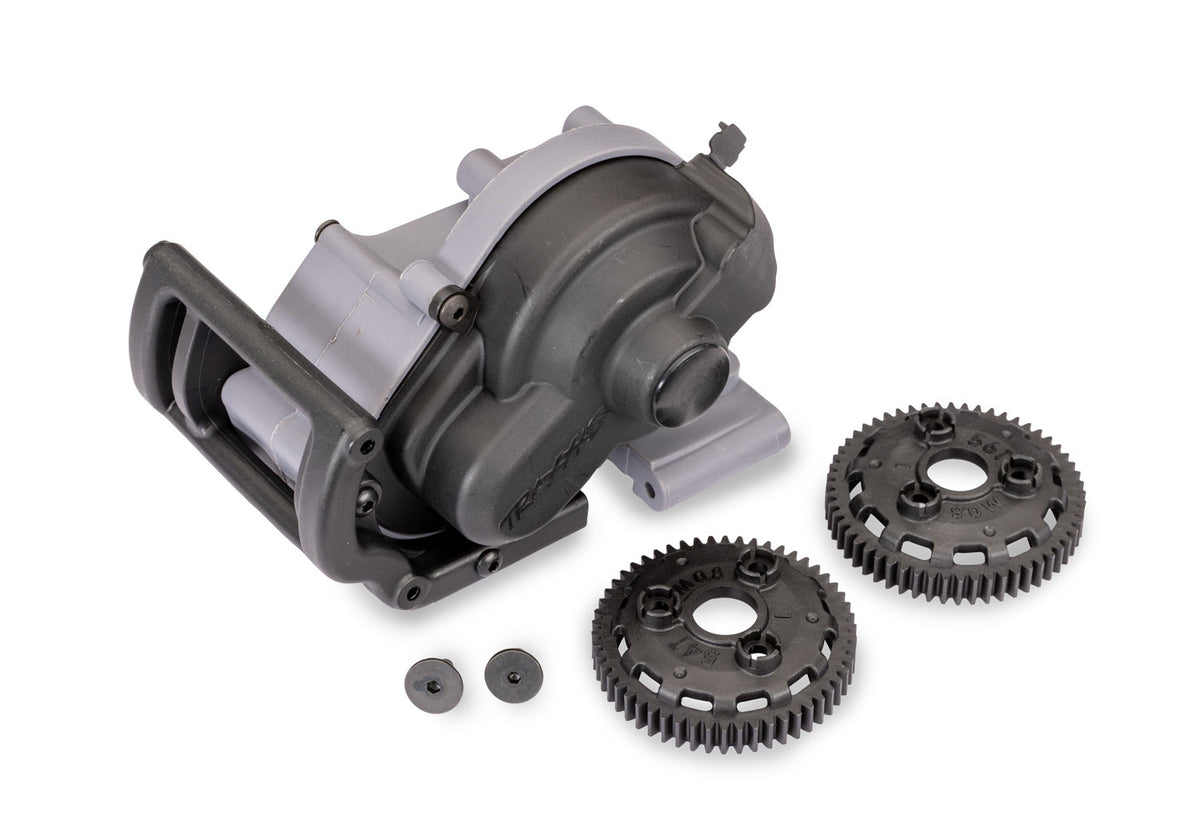 Traxxas Complete Slate Grey RC Transmission 1/10 Scale 2WD Bandit Rustler Stampede Slash - 3695X-SLGRY - TRX3695X-SLGRY