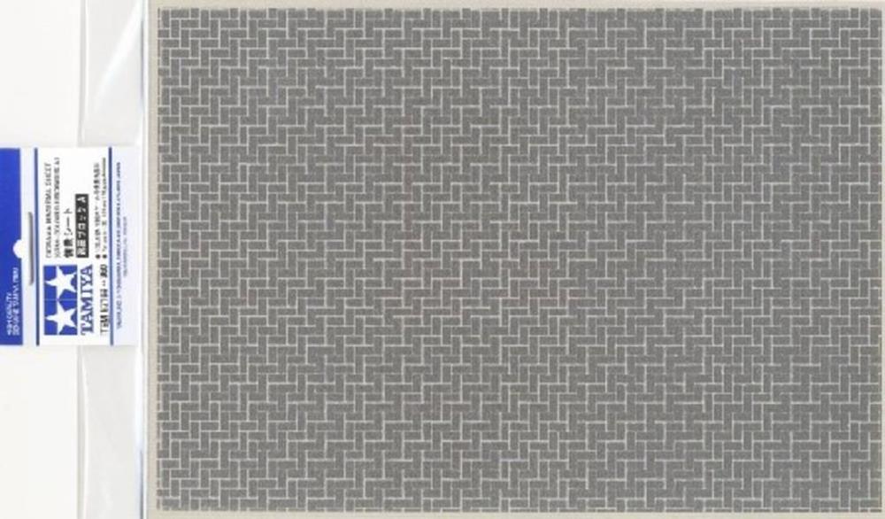 Tamiya 87169 DIORAMA SHEET STONE GRAY BRICK A (7540591460589)