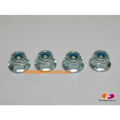 Tamiya 9805557 4MM FLANGE LOCK NUT(4) (8278050177261)