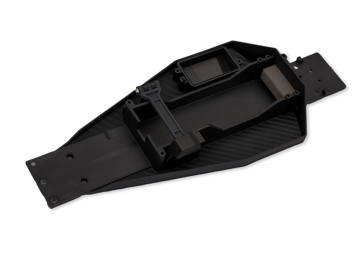 Traxxas Lower Black 166mm Battery Compartment RC Chassis - 3728 - TRX3728-BLK