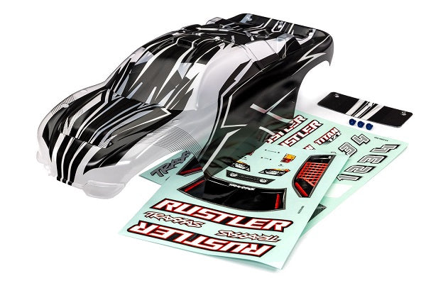 Traxxas 3753X Body Rustler Prographix/Decals - Hobby City NZ (8814943502573)