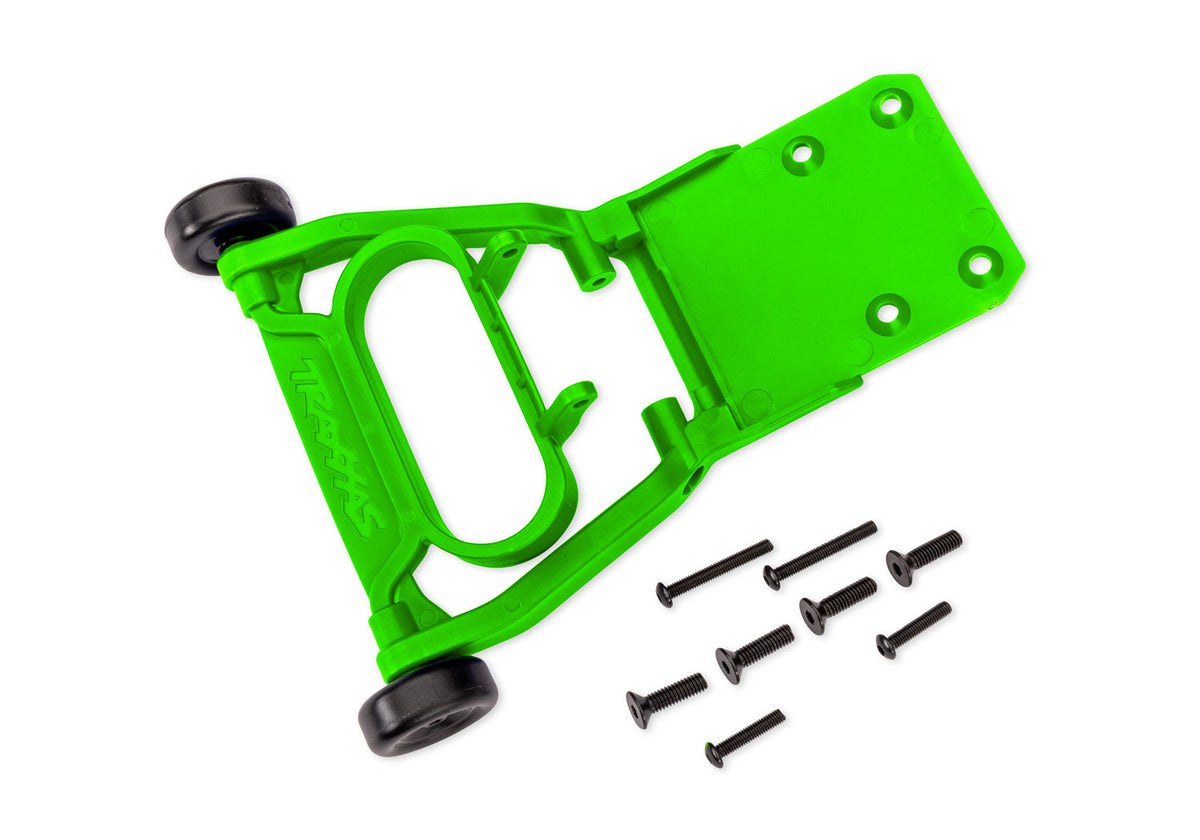 Traxxas Bar Assembled Green Non-Adjustable (Stampede, Rustler, Bandit) RC Wheelie Bar - 3761 - TRX3761-GRN