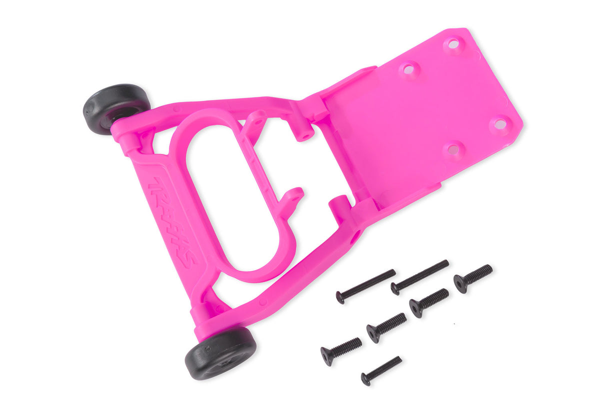 Traxxas Assembled Pink Non-Adjustable (Stampede, Rustler, Bandit) RC Wheelie Bar - 3761 - TRX3761-PINK