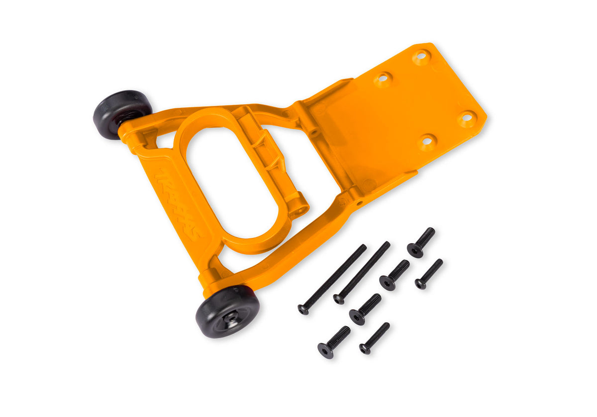 Traxxas Bar Assembled Orange Non-Adjustable (Stampede, Rustler, Bandit) RC Wheelie Bar - 3763 - TRX3763-ORNG