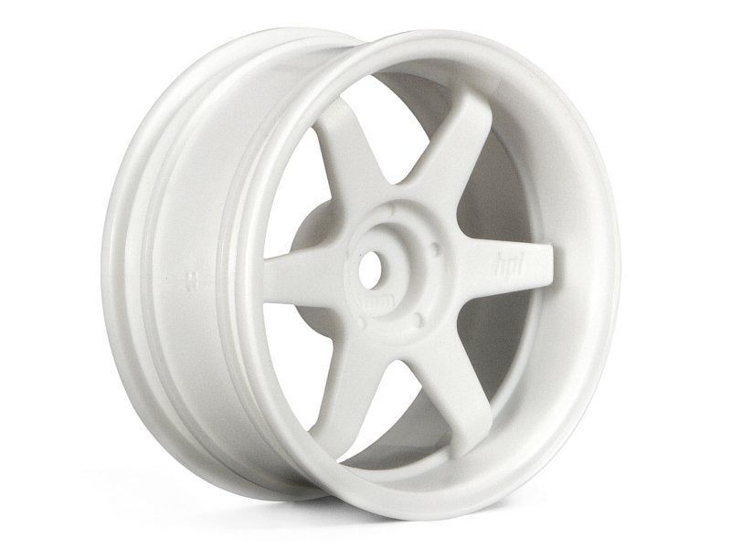 HPI Racing TE37 26mm White 1/10 Scale RC Wheel (5)