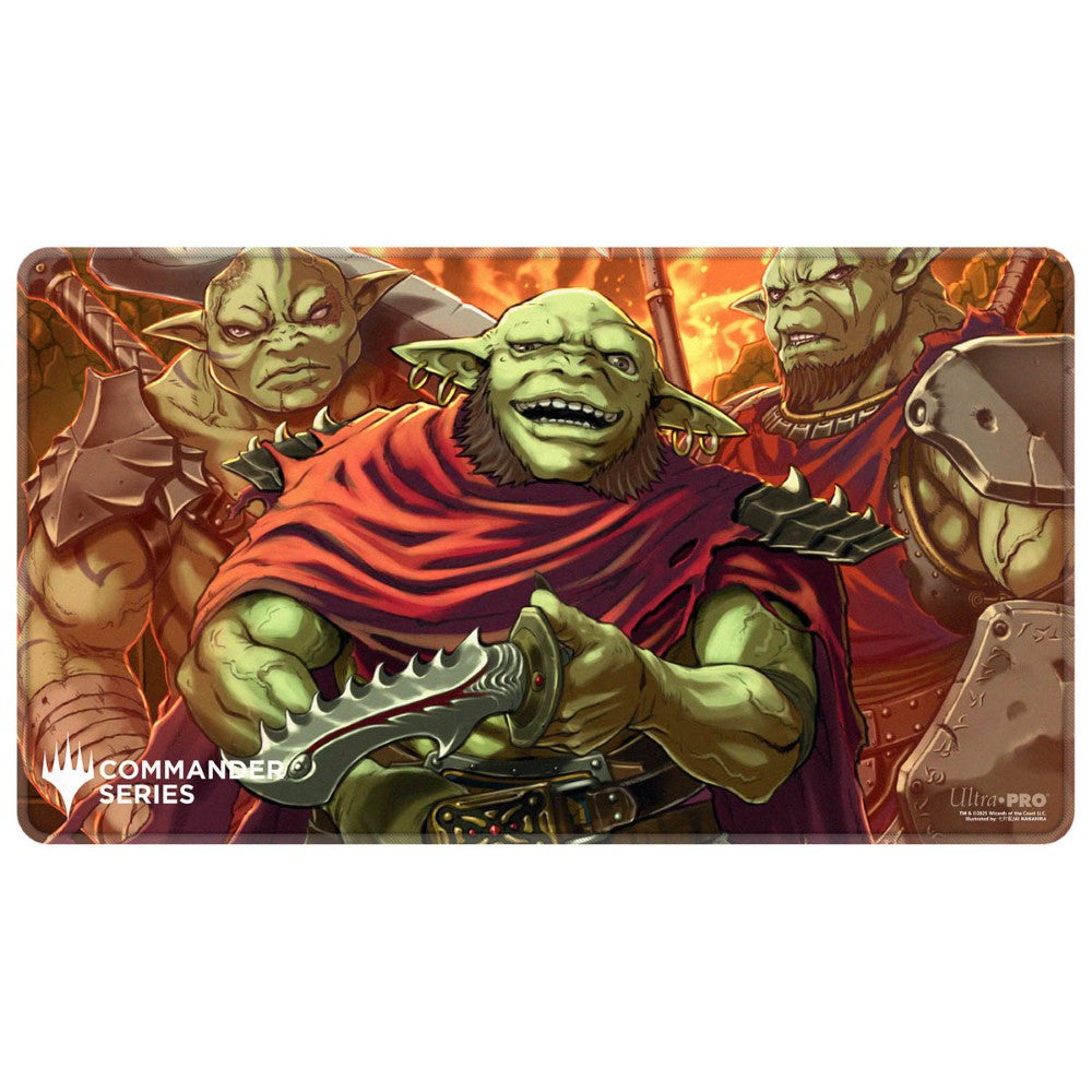 Ultra Pro UP38482 Commander Series Release 6 Q1 2025 Stitched Edge Playmat Krenko for MtG