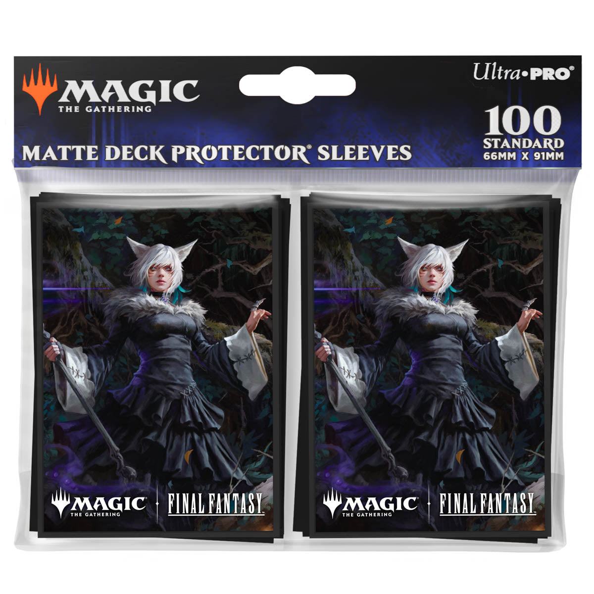 Ultra Pro MTG FINAL FANTASY 100 Count Deck Protector Sleeves Commander (Y'shtola, Night's Blessed) - UP38702