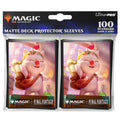 Ultra Pro MTG FINAL FANTASY 100 Count Deck Protector Sleeves (Stiltzkin, Moogle Merchant ) - UP38705