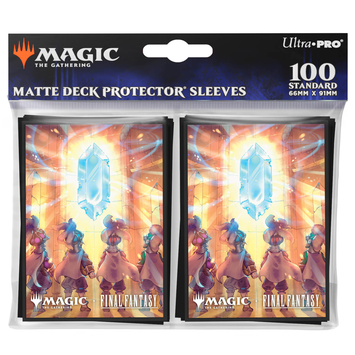 Ultra Pro MTG FINAL FANTASY 100 Count Deck Protector Sleeves (The Crystal's Chosen) - UP38706